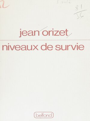cover image of Niveaux de survie